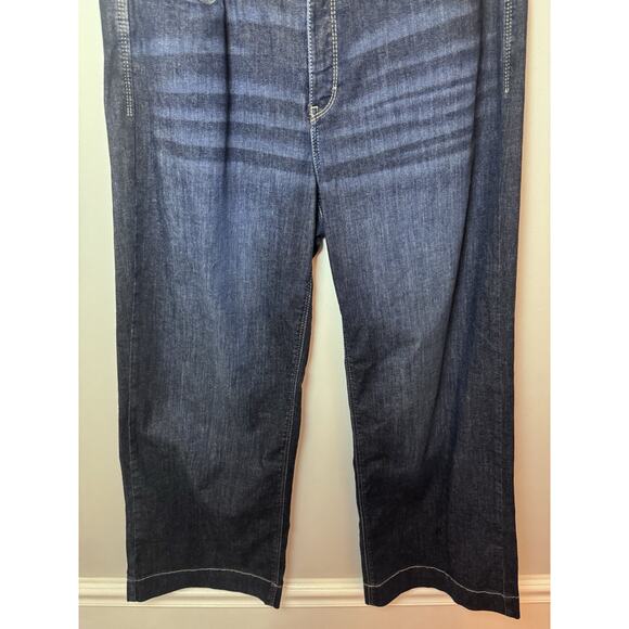 MAC JEANS Dream Wonderlight Wide Cropped Jeans Stretchy Size 38 US 8 NEW $269 - Picture 15 of 16